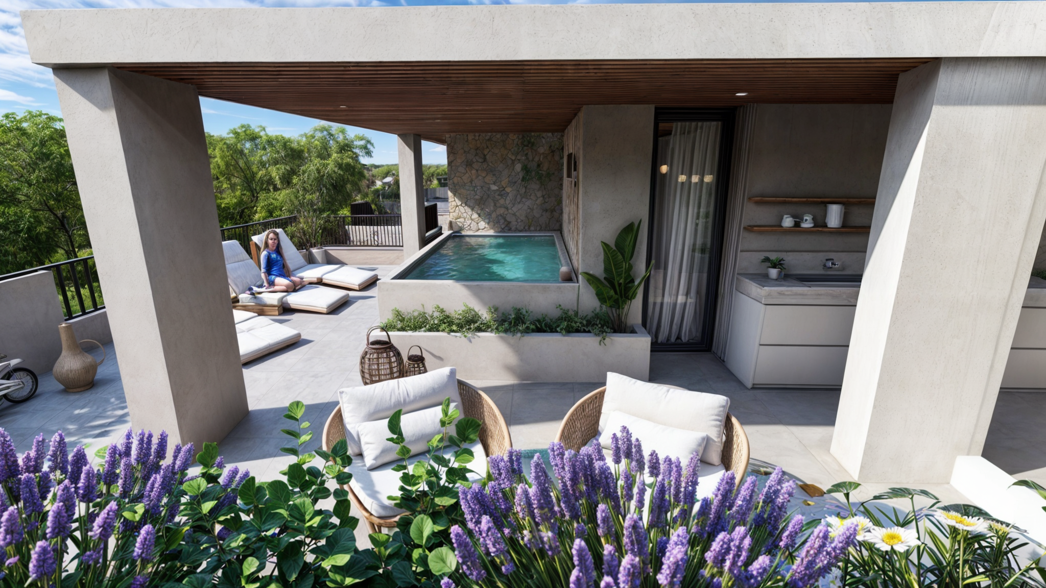Render Flaminia terrazza